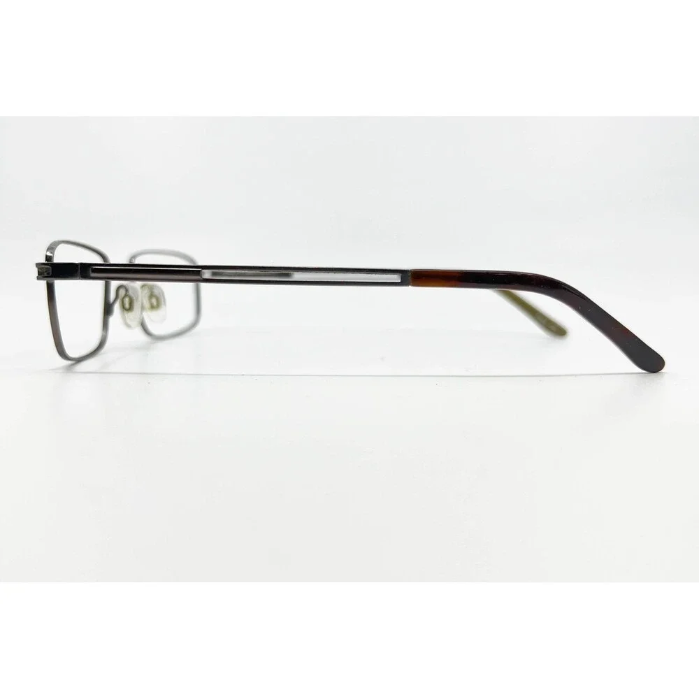 Randolph Willow Eyeglasses Mens Brown Metal Rectangle Frame 52-18-140